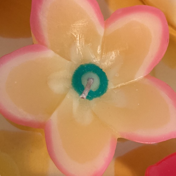 Crate&Barrel flower floating candles New in box - Picture 13 of 16